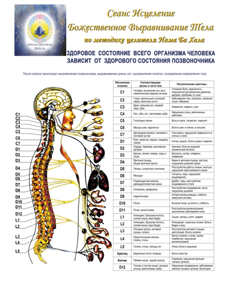 Сеансы. Божественное выравнивание тела